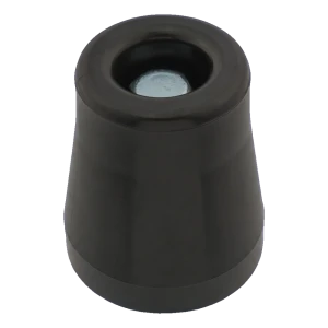 Amortizor de ușă din cauciuc înșurubat negru ø49 mm – mare