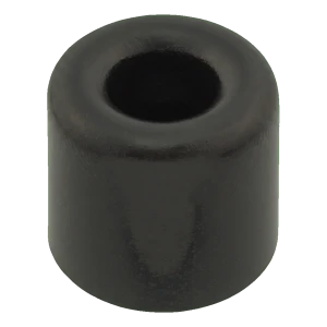 Amortizor de ușă din cauciuc negru fixat cu șuruburi Ø40 mm H28 mm