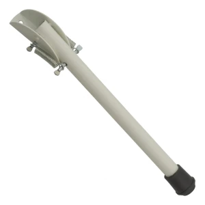 Picior de blocare a ușii din oțel 265 mm alb – opritor cu arc