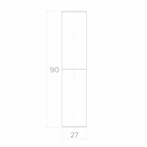 PSG balama rulmentată pentru poartă fi 27 mm – înălțime 90 mm pentru porți batante 001-475 (2)