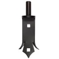 Cap pentru balama cu curea decorativ fi 14 mm pentru porți batante – pentru înșurubare 001-510 (1)