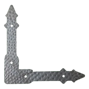 Postal – consolidare din oțel pentru colțul porții 200×200 mm decorativă