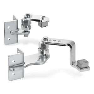 Comunello set de balamale pentru porti de sudat pe stâlp 40×40 mm – stânga, pentru terenuri în pantă