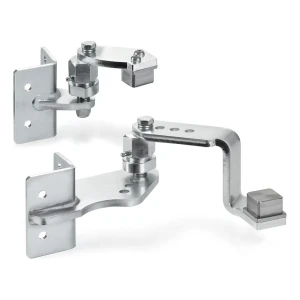 Comunello set de balamale pentru poartă de sudat pe stâlp 40×40 mm – dreapta, pentru pante ascendente