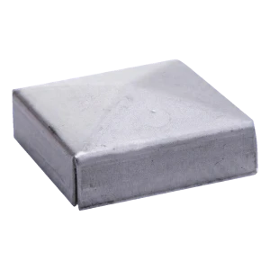 Postal – copertină din oțel pentru stâlp de gard 60×60 mm