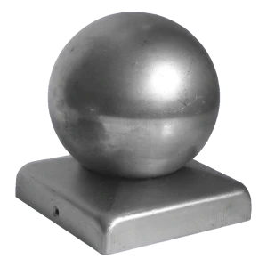 Capac de gard din oțel cu bilă fi 50 mm pentru stâlp 60×60 mm – galvanizat