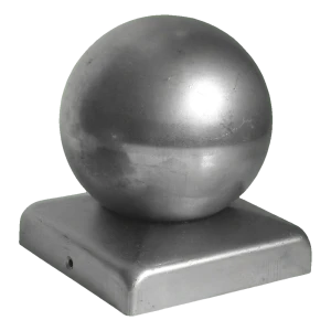 Căciuliță de gardă din oțel 70×70 mm cu bilă fi 70 – galvanizată