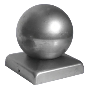 Coif de gard din oțel cu bilă fi 60 mm pentru stâlp 80×80 mm