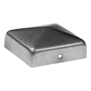 Capac de protecție din oțel galvanizat în formă de plic pentru stâlp de gard 90×90 mm