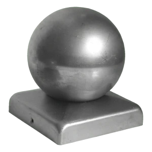 Coif de gard din oțel cu bilă 120×120 mm / fi 100 mm – brut